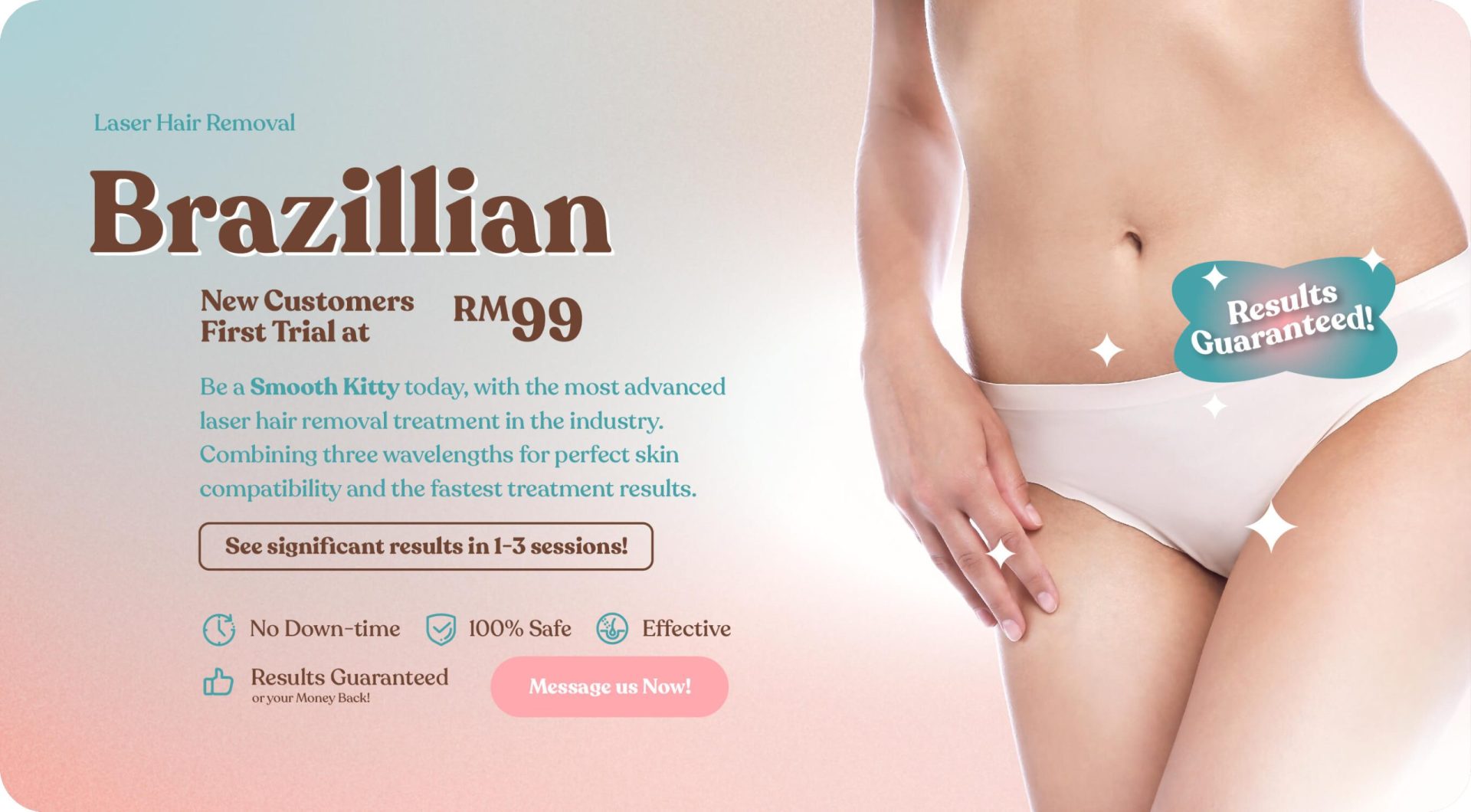 Laser Hair Removal — New Customers First Trial