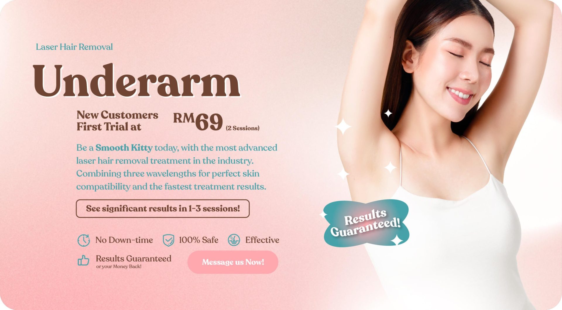 Laser Hair Removal — New Customers First Trial